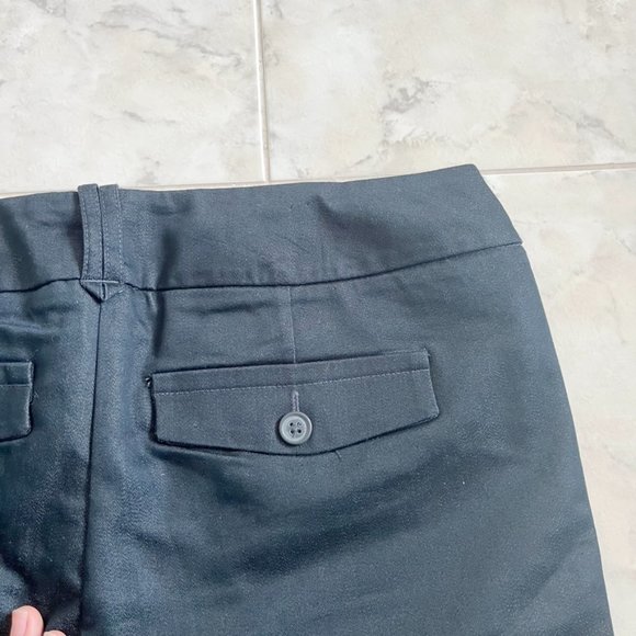 NEW Mossimo Chino Navy Stretch Bermuda Shorts Women 4 - Picture 5 of 6